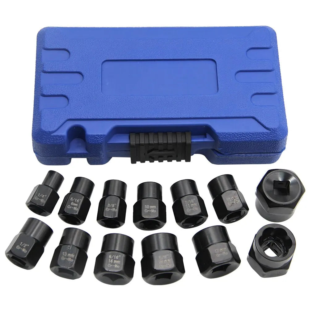 13pc Damaged Nut Extractor Tool Set by Unbranded