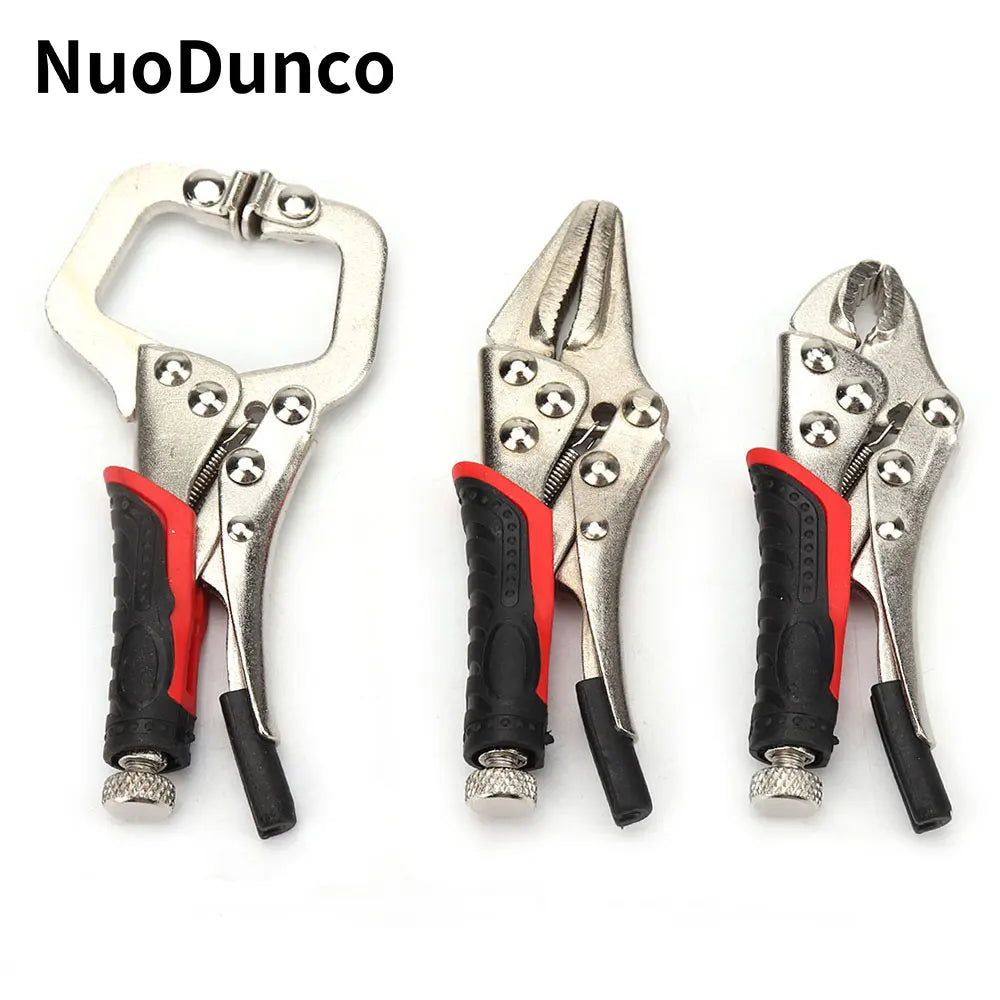 3Pcs Multifunctional Locking Pliers - Professional Carbon Steel by Unbranded