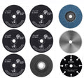 9Pcs 75mm Cutting Disc Set for Metal, Wood, Plastic Cutting by Unbranded