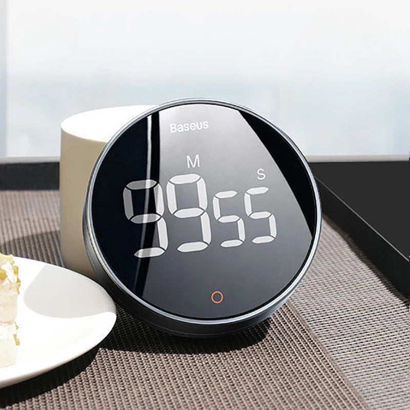Youpin Baseus Magnetic Digital Timers Manual Countdown Kitchen Timer Countdown C