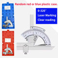 Universal Bevel Protractor 0-320° for Precision Angle Measurement