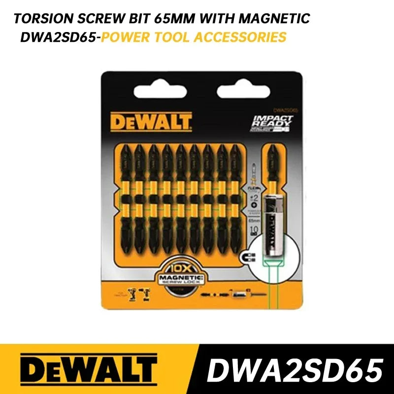 DEWALT Torsion Bit 10x 65mm with Magnetizer by DEWALT