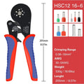 Ferrule Crimping Tool HSC12 16-6 Tubular Terminal Mini Pliers For Large Size Ter