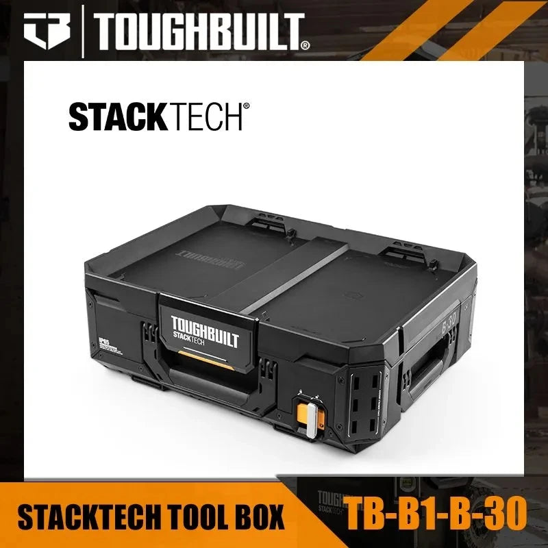 TOUGHBUILT TB-B1-B-30 StackTech Tool Box Multi-functional Maintenance Parts Box 