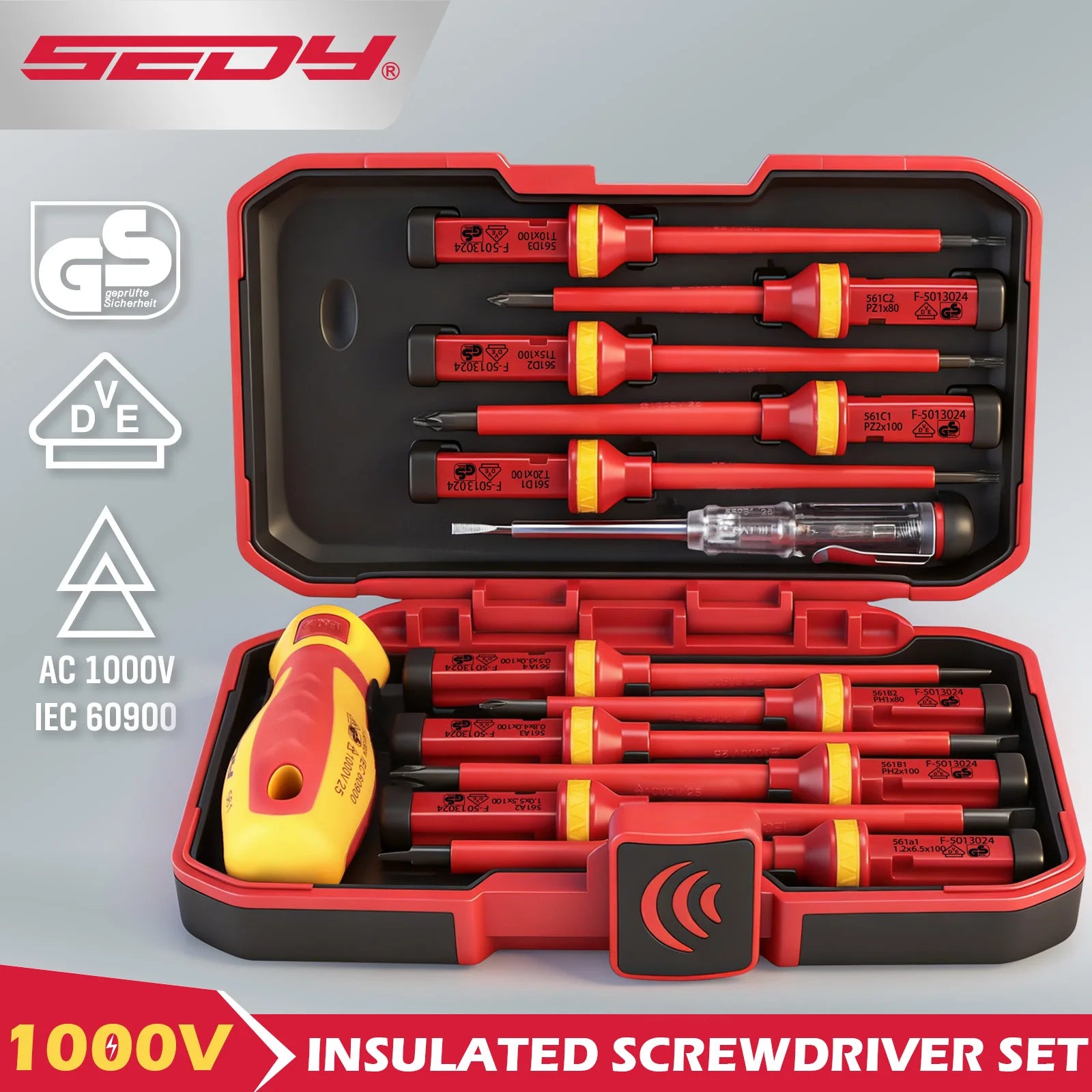 SWANLAKE 74Pcs Heavy Duty Magnetic Nut Driver Set by SWANLAKE