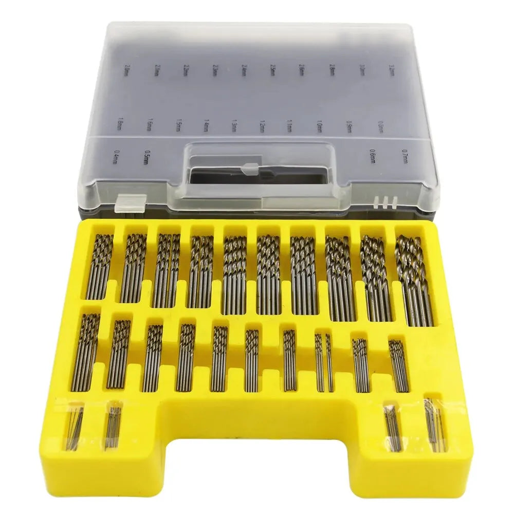 150PC Mini Fried Dough Twists Drill Set 0.4-3.2mm by Unbranded