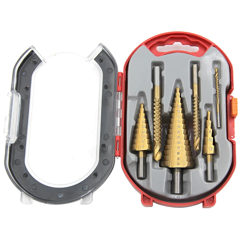 Triangular Handle Straight Groove Ladder Drill Set by Unbranded