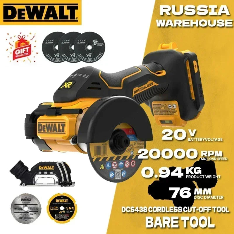 DEWALT Mini Angle Grinder 20V XR Brushless Motor by DEWALT