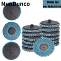NunDunco 50mm Flat Flap Disc Sanding Wheel for Metal by NunDunco