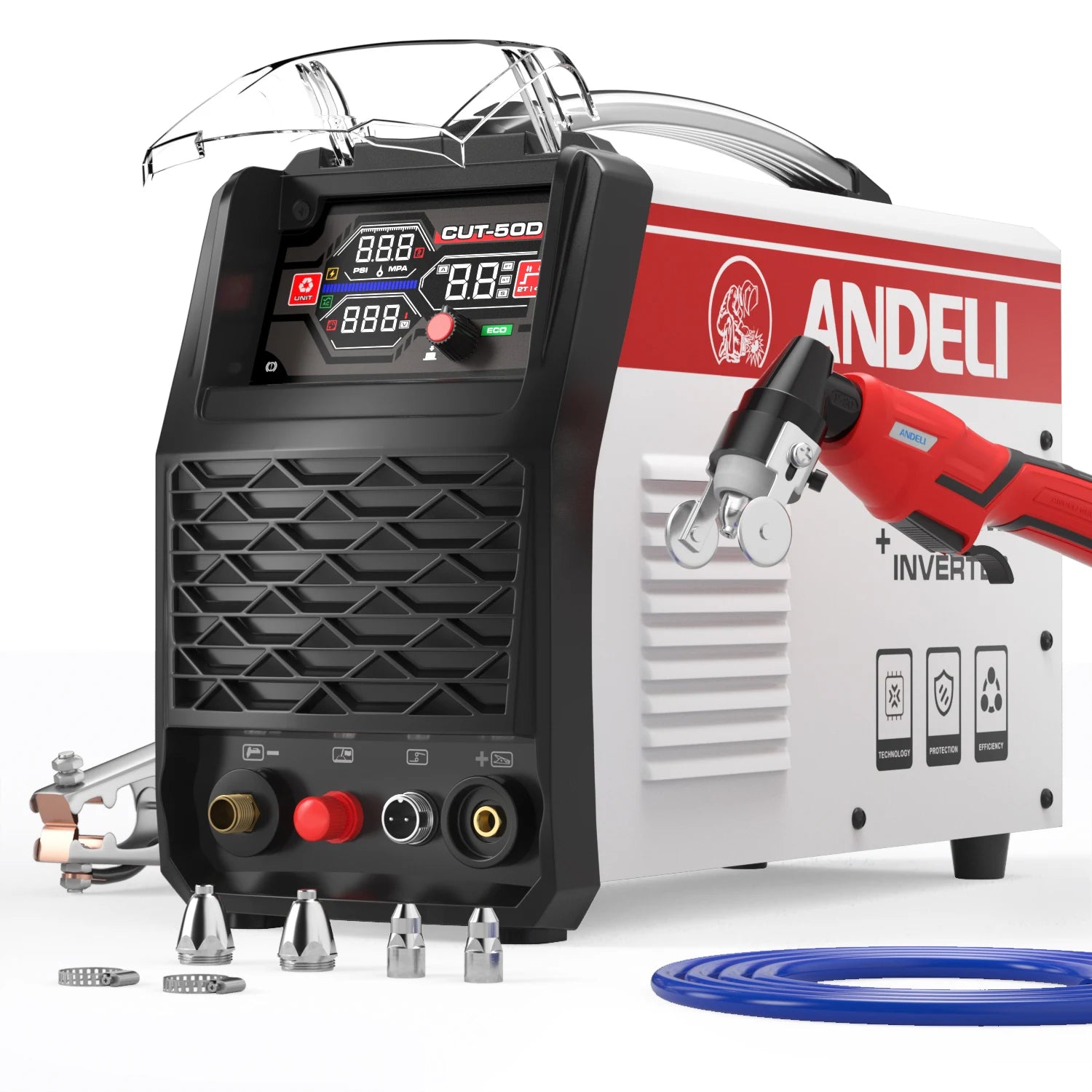 ANDELI 220V Plasma Cutter 50A Non-Touch Cutting by ANDELI