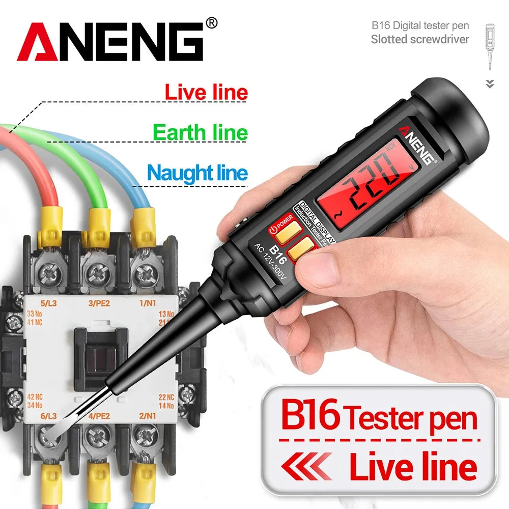 ANENG B16 Voltage Tester Pen 12V-300V by ANENG
