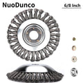 6-Inch Steel Wire Wheel for Lawn Mower Trimmer
