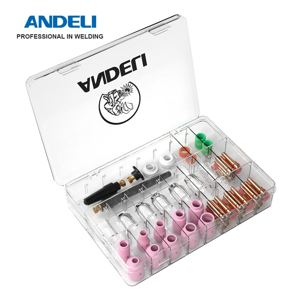 ANDELI 68PCS Welding Accessories Kit for TIG Welding by ANDELI