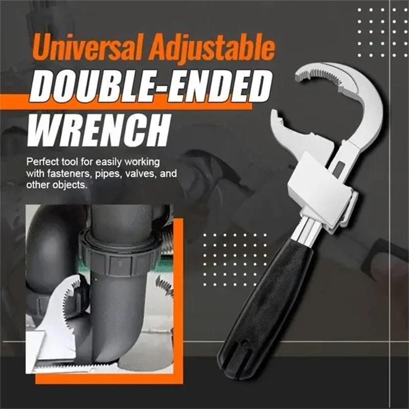 Adjustable Wrench - Universal Double Ended Spanner by Generic