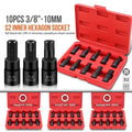 Hi-Spec 10PC 3/8" Drive Socket Set by Hi-Spec