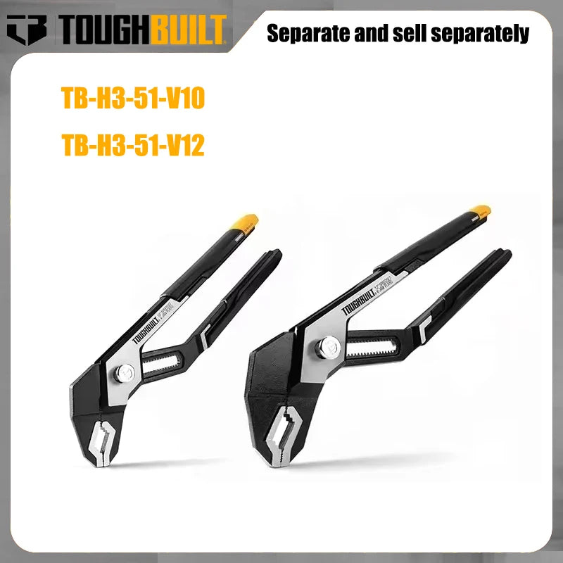 TOUGHBUILT 10"/12" Quick Adjustment Water Pump Pliers by ToughBuilt