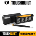 TOUGHBUILT TB-H5S-PRE-M-11 24-bit Precision Multi-Bit Driver Case Precision Scre