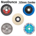 125mm Cutting Disc Wool Polishing Wheel Set by Unbranded
