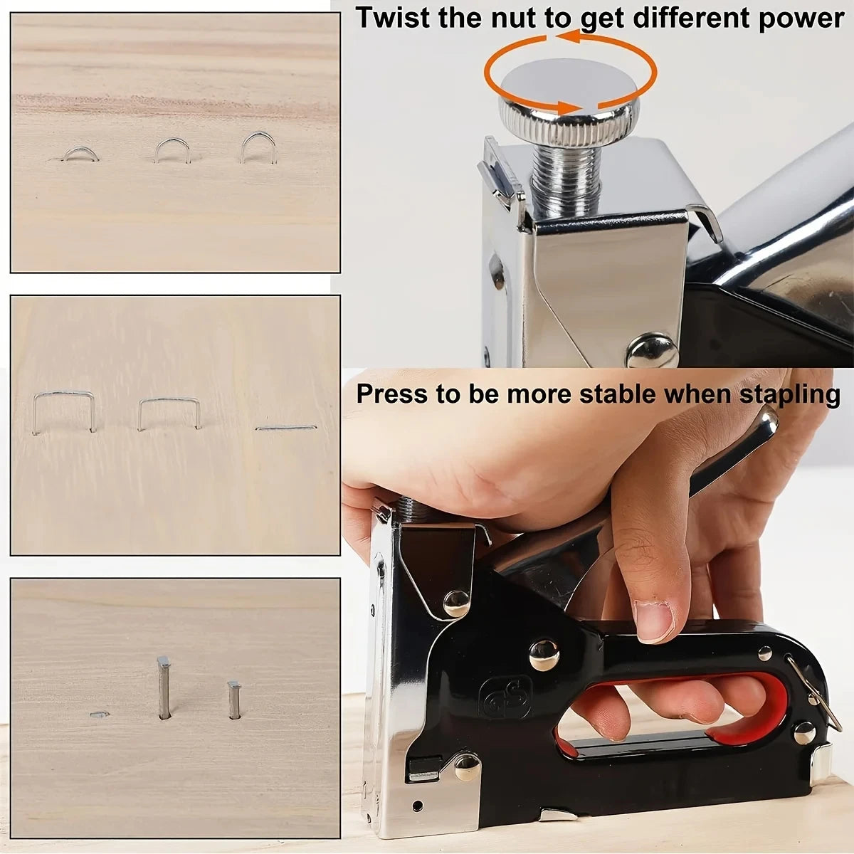 4 in 1 Upholstery Staple Gun Heavy Duty by Unbranded