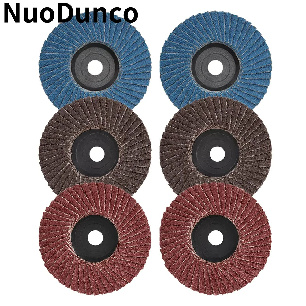 6Pcs 3" Grinding Flap Discs Abrasive Grinding Wheels Zirconia Abrasive