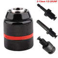 1/2-20UNF Keyless Drill Chuck Hex Shank Adaptor by Unbranded