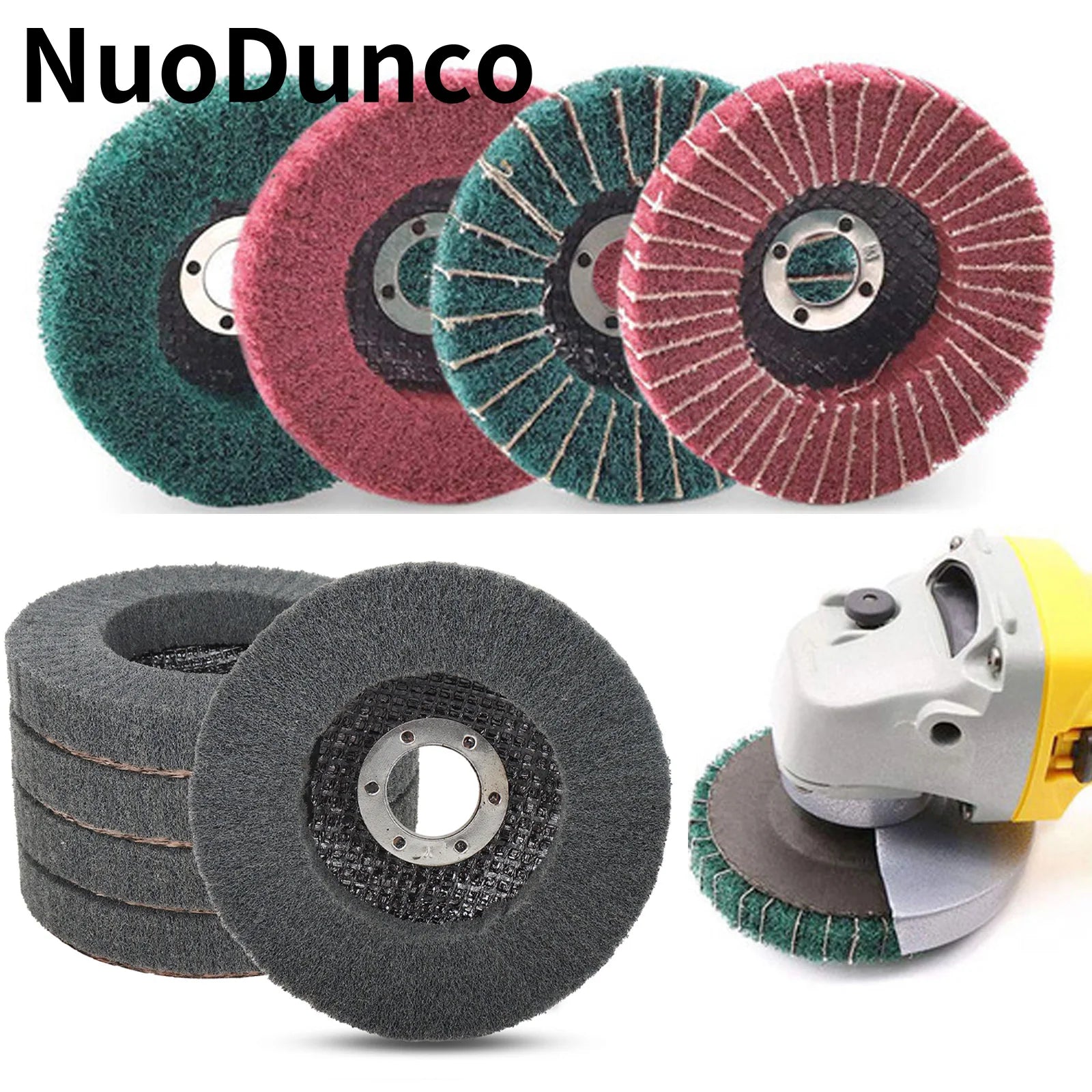 NuoDunco 115mm Nylon Fiber Flap Disc by NuoDunco