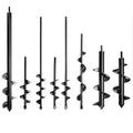 5PCS Garden Auger Drill Bit for Planting 3-8 inch Spiral Soil Digger Bulb Plante