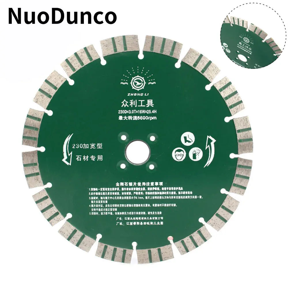 190mm/230mm Diamond Circular Saw Blade Stone Cutting Disc Marble Saw