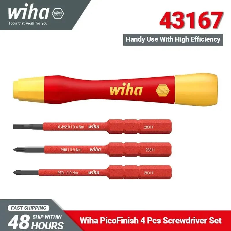 Wiha Insulated Screwdriver Set - 4-Piece by Wiha