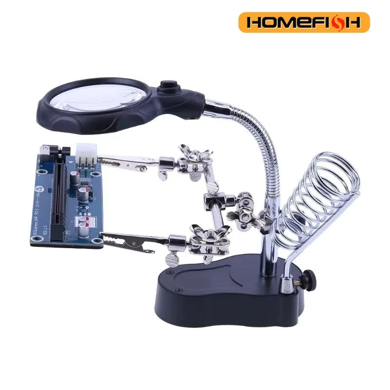 Desktop Magnifier Welding Magnifying Glass by Unbranded