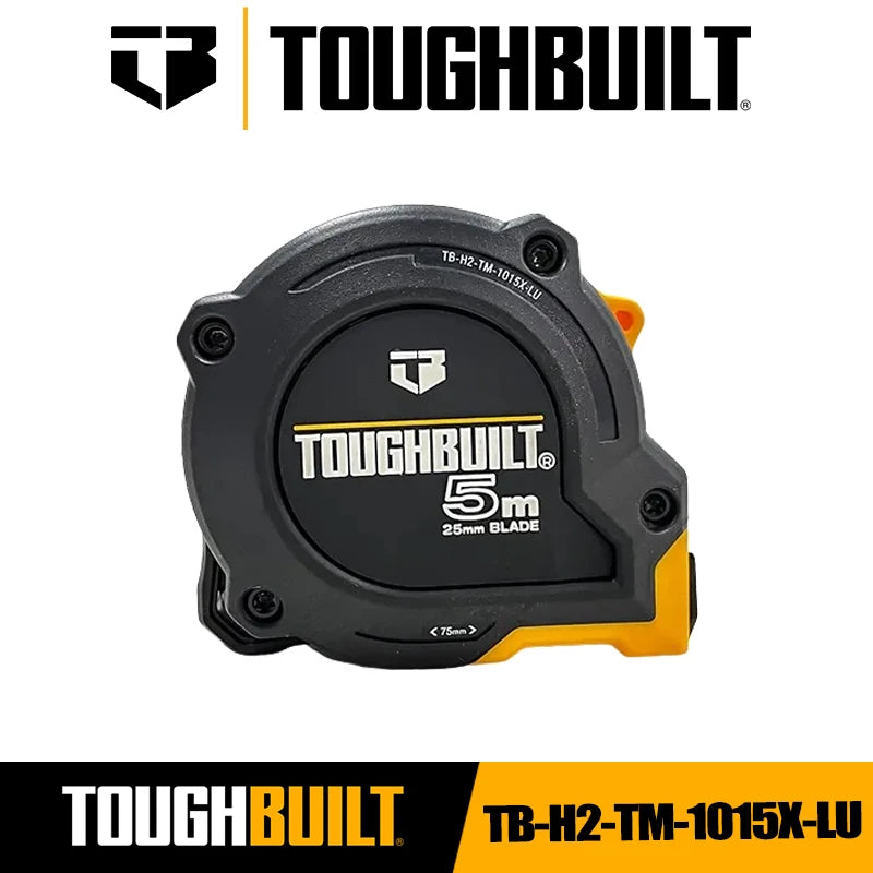 ToughBuilt TB-H2-TM-1015X-LU 5M High Precision Wear-Resistant Steel Tape Measure
