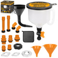 ED 20PCS No-Spill Coolant Funnel Kit, Spill-Proof Radiator Bleeder
