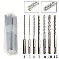 Drill Bit Set 7 Pieces for Concrete Drilling by Unbranded