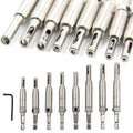 Hinge Hole Opener Hexagonal Drill Bit Set by Unbranded