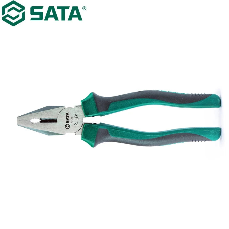 SATA 70303A Wire Pliers 8 Inch Sharp Blade Cut Flat Materials And Precision Craf