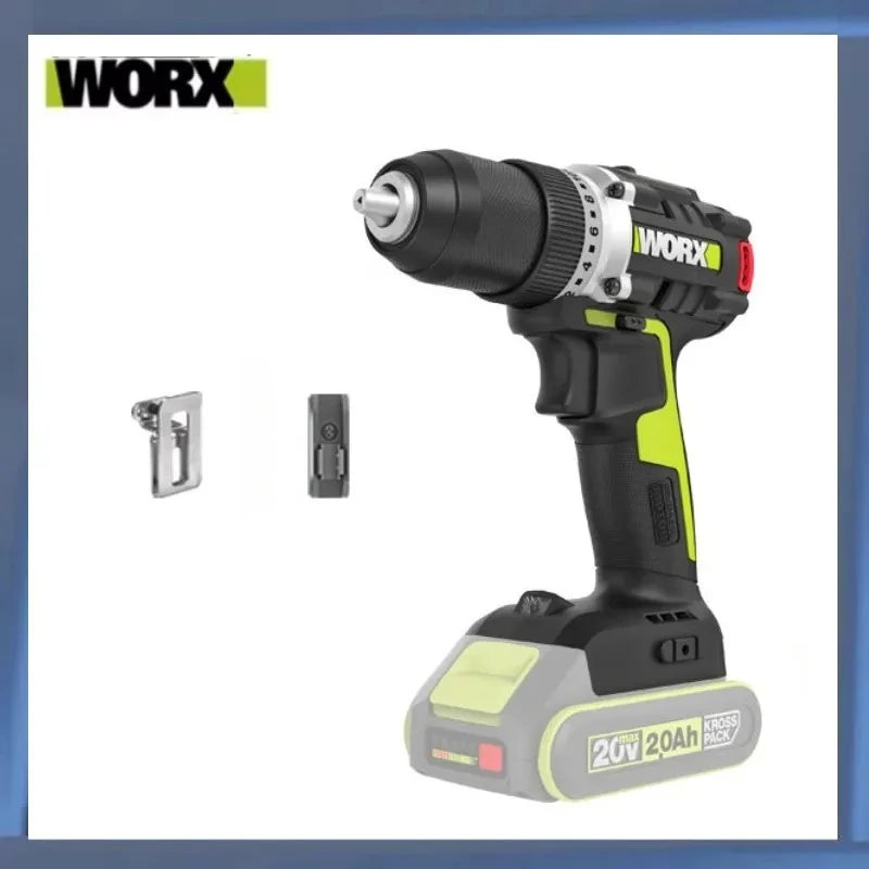 Worx WU182X Brushless Drill Universal Green Battery Pack by Worx