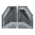 30Pcs Wrench Set Hex Key Allen Wrench 0.028"- 3/8" Inch & 0.7mm-10mm Metric Size