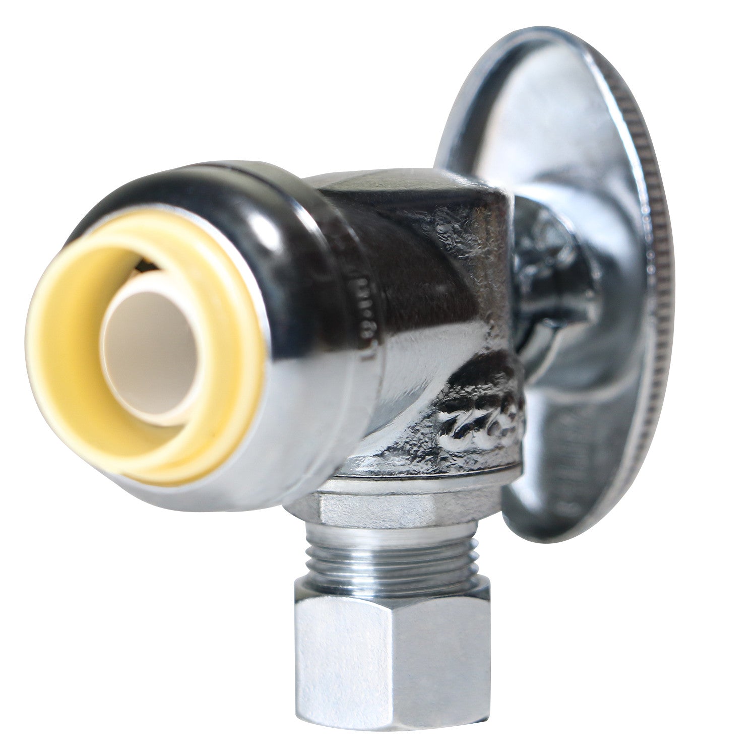 XFITTING 1/2" Push Fit x 1/2" Straight Stop Valve