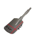 Square Clay Spade Scoop Shovel Chisel Bit 1-1/8" Hex Shank by Unbranded