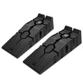2.5 Ton Load 7" Lift Pair Black Wheel Chock Wheel Tire Drive Up