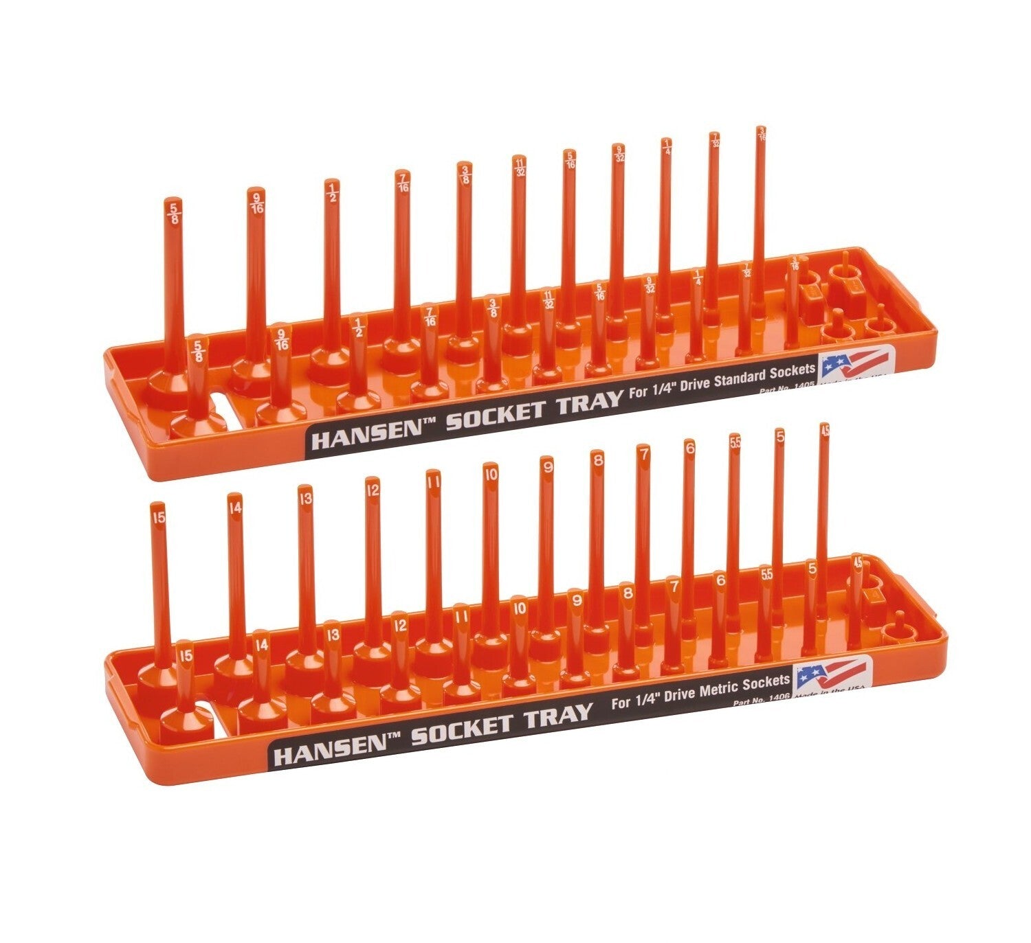 Hansen 1/4" Drive Socket Organizer Tray