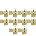 XFITTING 1/4" OD Comp. x 3/4" FHT Adapter 10 Pack
