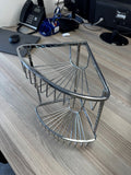 Bristan Two Tier Corner Wall Wire Basket - Dented