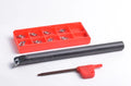 CNC LATHE TOOL HOLDER 16MM ROUND SHANK SDUC16 AND 10PC DCGT0702 FOR ALUMINUM