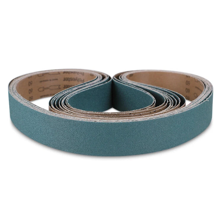 2" x 36" Knife Maker Zirconia Sanding Belt Kit 36, 40, 60, 80, 120 grit -10 PACK