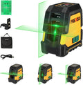 PREXISO Laser Level Self Leveling-100Ft Rechargeable Cross Line Laser