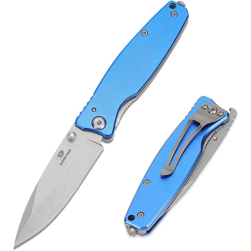 Mossy Oak Folding Pocket Knife 7 Inch Stainless Steel Drop Point