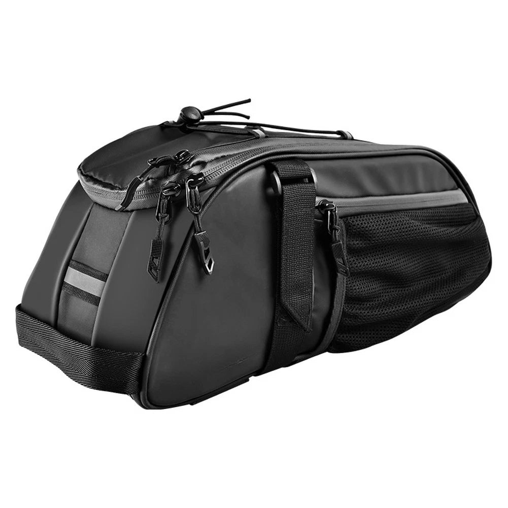 Mtb Rear Rack Pannier Bag Large Capacity 12.5x35x14cm Waterproof