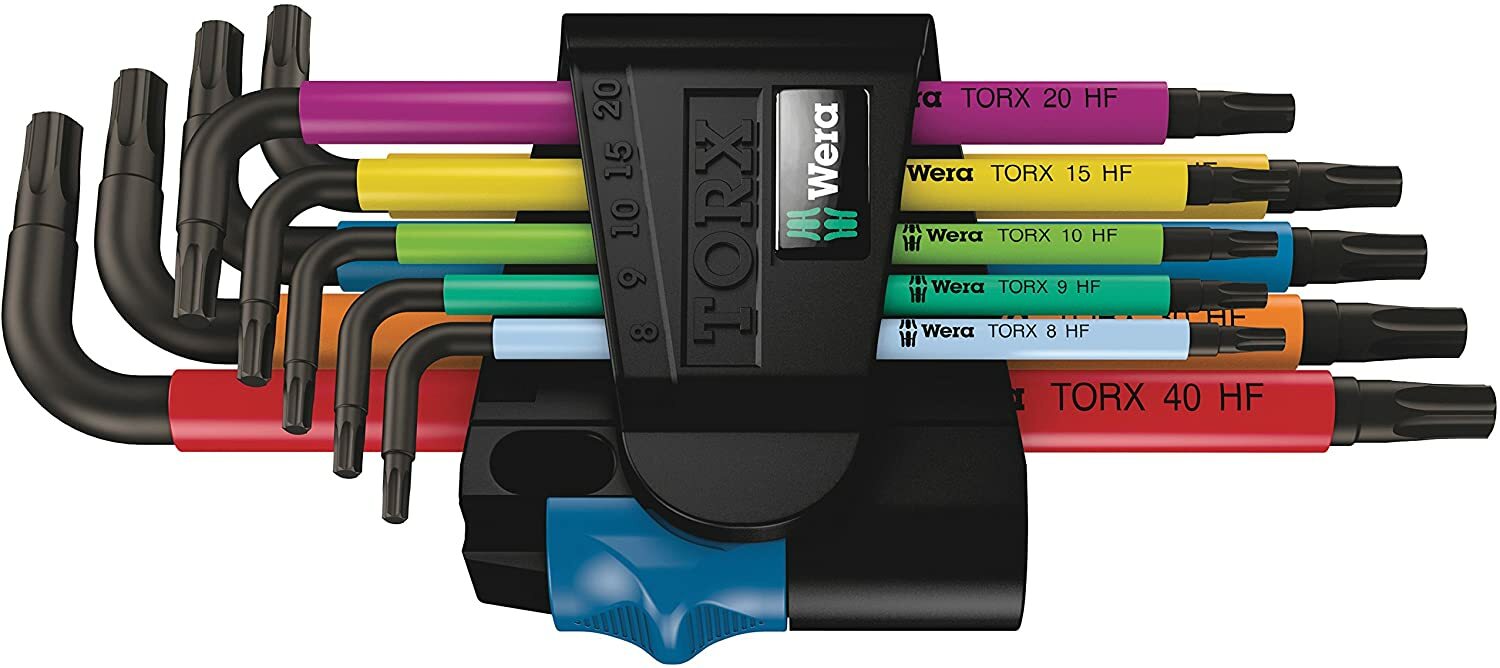 Wera 967/9 TX Multicolour L-Key Set