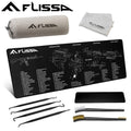 Flissa Gun Cleaning Mat Set For Glock Ar 12"x36" | Built Supply Co